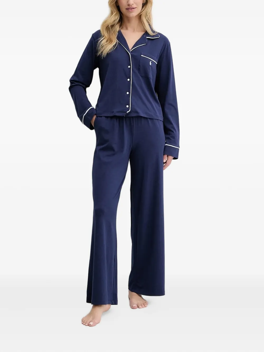

Пижама с окантовкой POLO RALPH LAUREN, синий