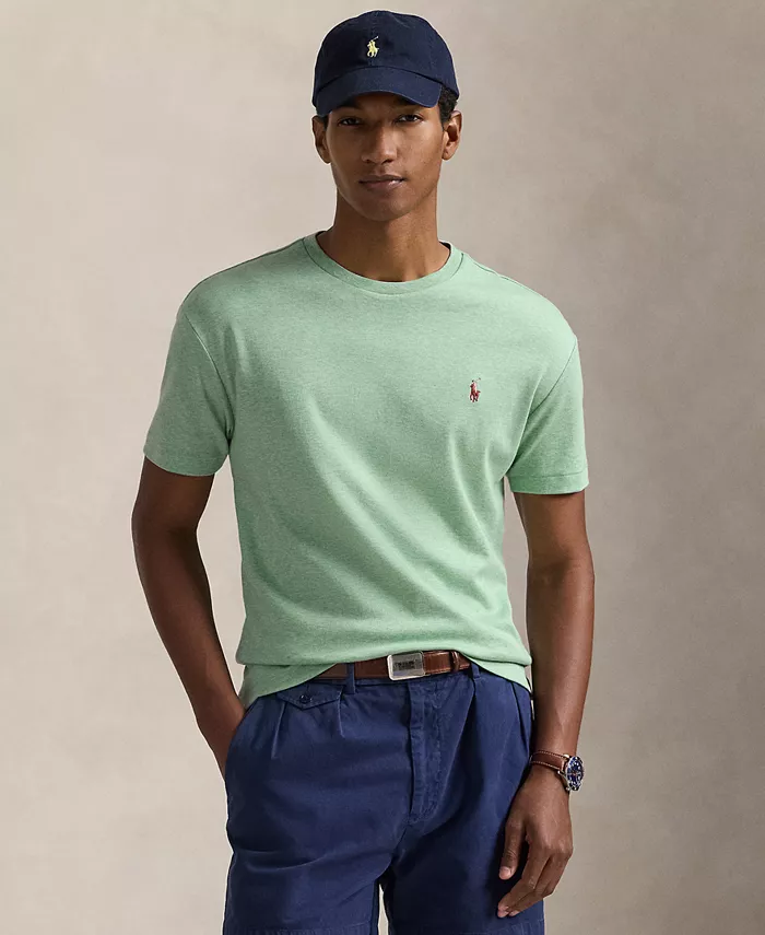 

Мужская футболка Custom Slim Fit из мягкого хлопка Polo Ralph Lauren, зеленый