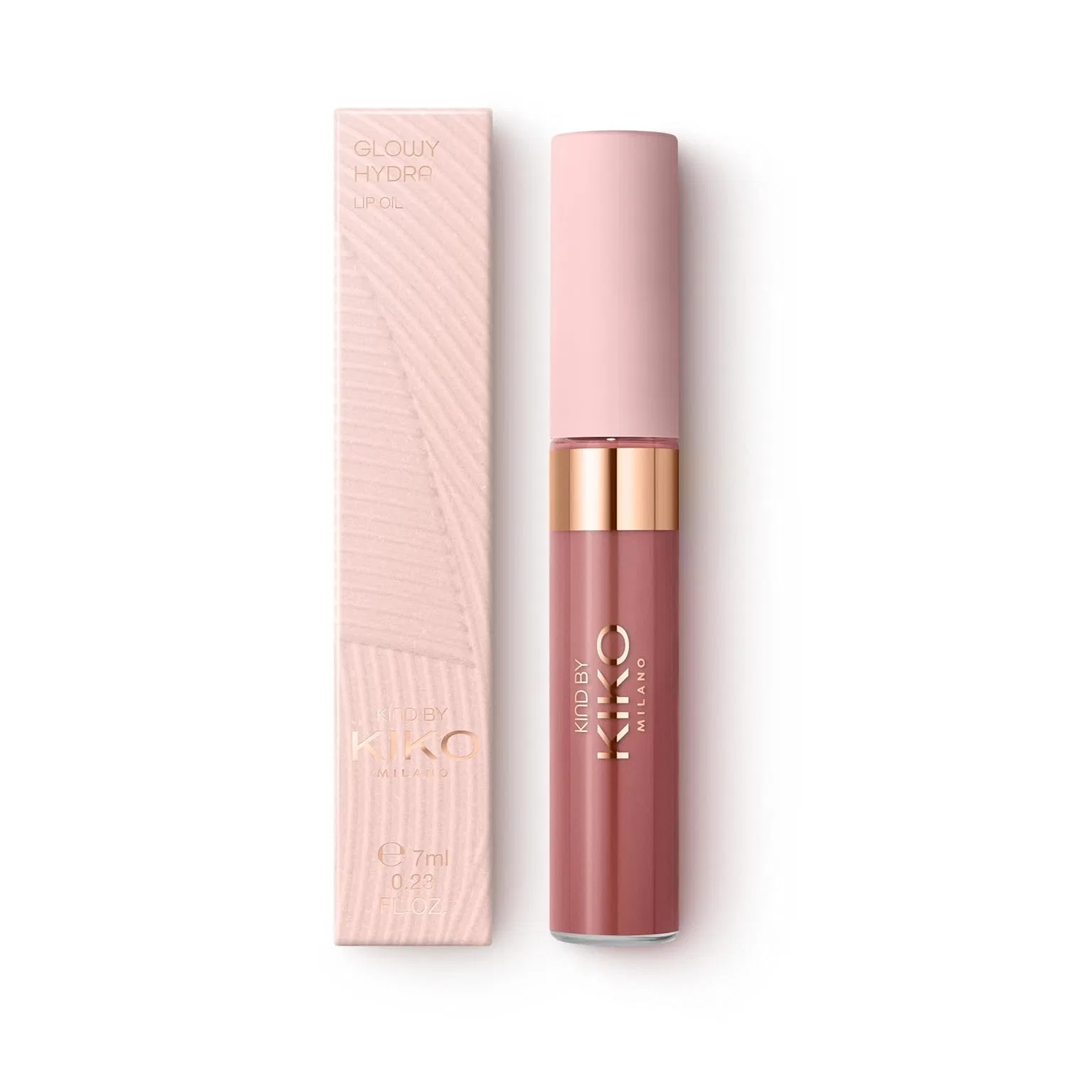 Увлажняющее масло для губ KIKO Milano Kind by KIKO Glowy Hydra Lip Oil Kiko Milano, Tender Rosewood (Mauve) 03 — фото 4