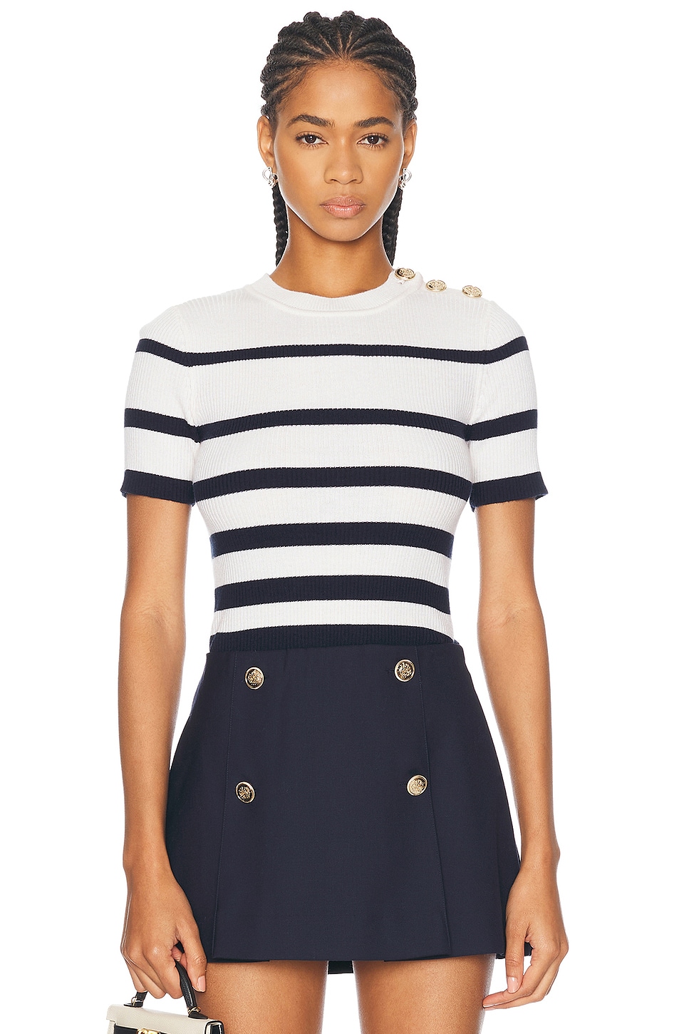 

Топ Tiara вязаный Ronny Kobo, Ivory & Navy