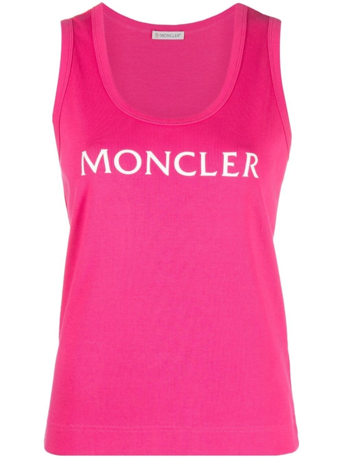 

Moncler топ с логотипом, розовый
