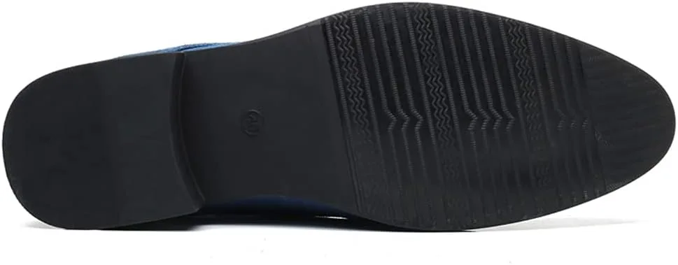 

Мужские классические туфли на низком каблуке из замши с замшевой отделкой и шнуровкой LLTMALL, коричневый