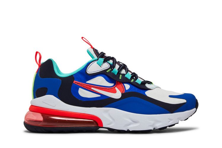 Кроссовки Nike Air Max 270 React GS 'Metallic Utopia Slate', синий — фото 2