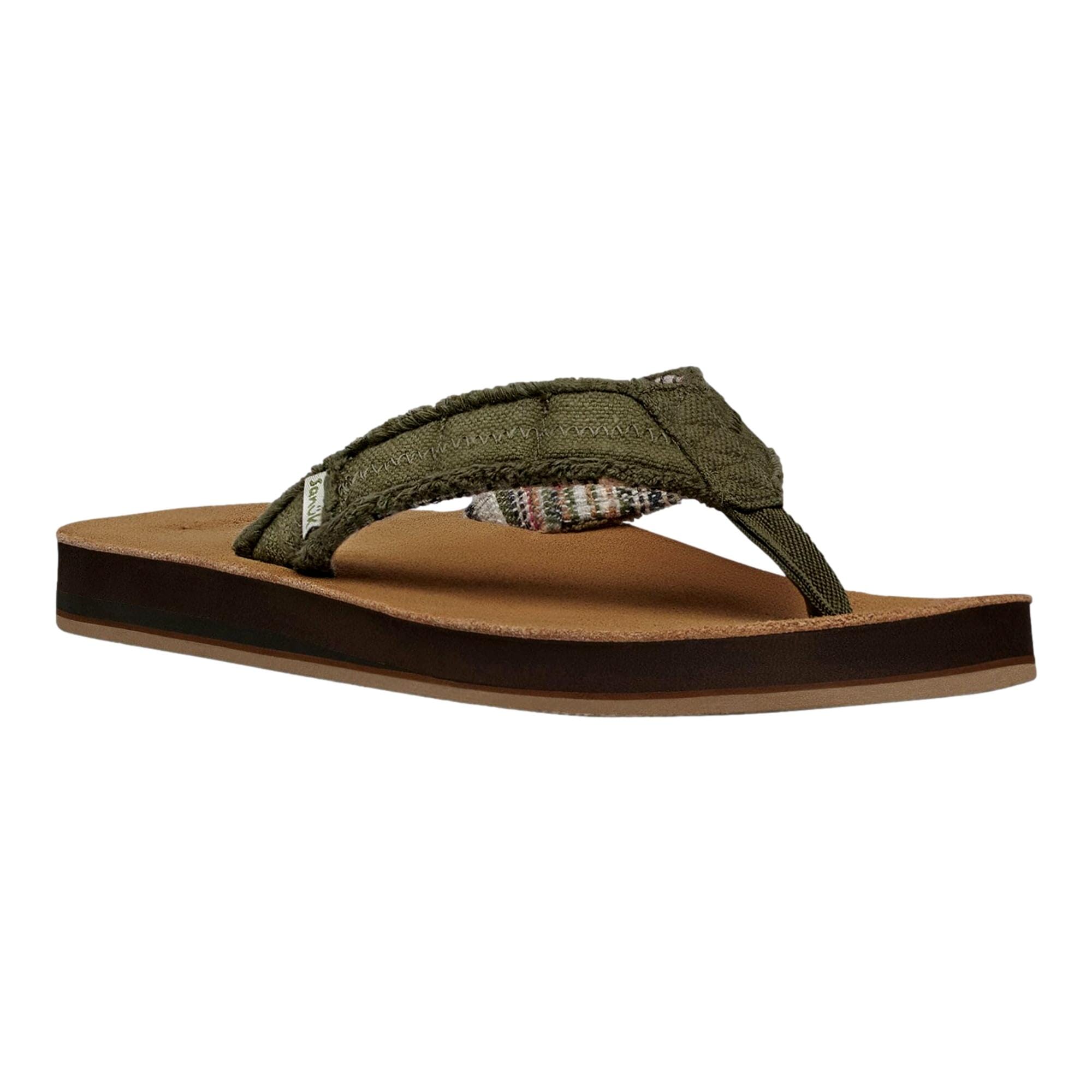 

Сандалии Sanuk Fraid Not Soft Top Dark Olive 1116736-DOL Men's Sanuk, зеленый