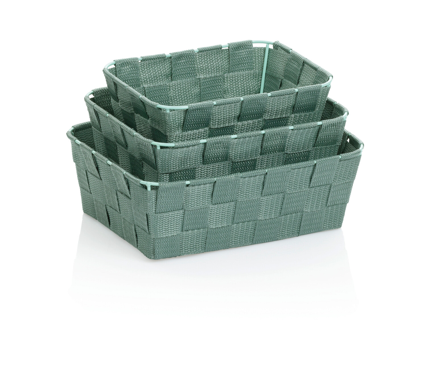 

Набор корзин Kela, 24x19x8,5 см, зеленый