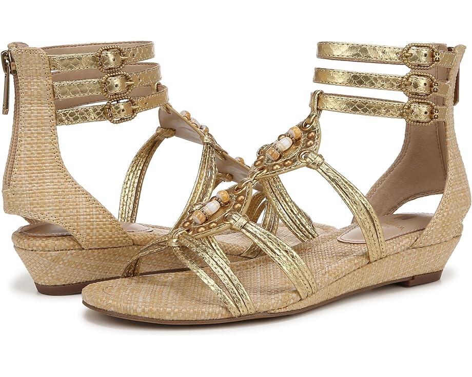 

Сандалии Sam Edelman Danica, цвет Gold/Bleached Beechw