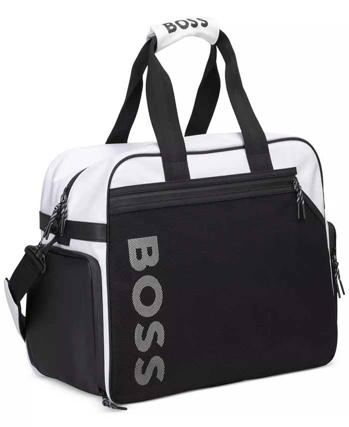 

Мужская дорожная сумка Onset Holdall очень большого размера Hugo Boss, коричневый/бежевый