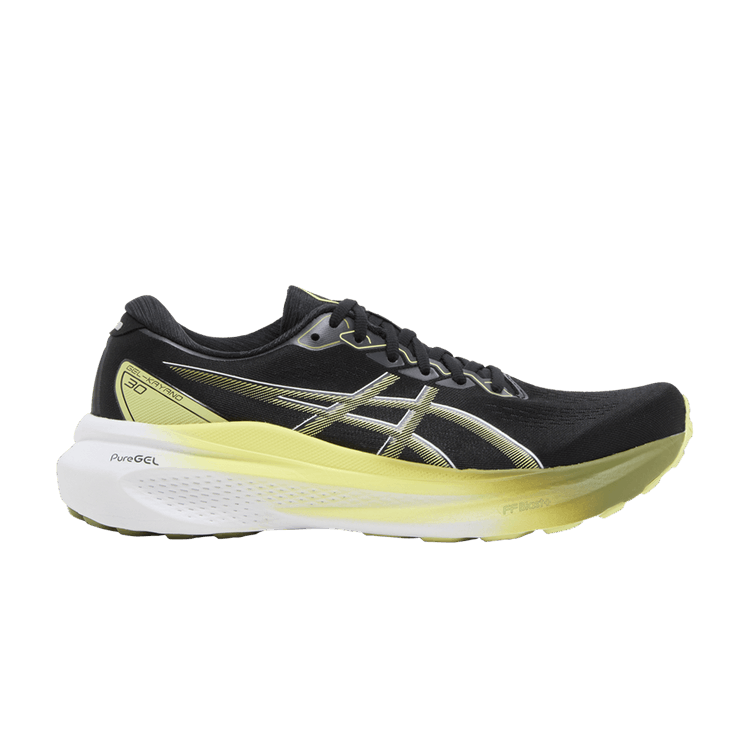 

Кроссовки ASICS Gel Kayano 30 Extra Wide 'Black Glow Yellow', черный