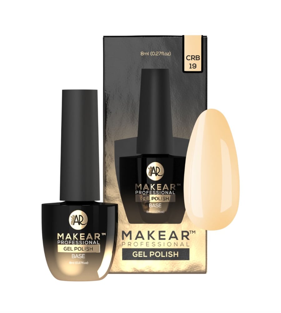 

Makear Rubber Base CRB19 Nude Yellow, 8 мл