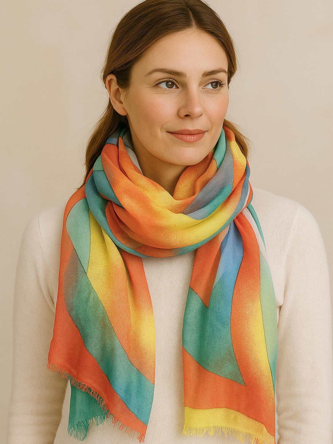 

COLLEZIONE ALESSANDRO Шарф 'Enjoy', мультиколор