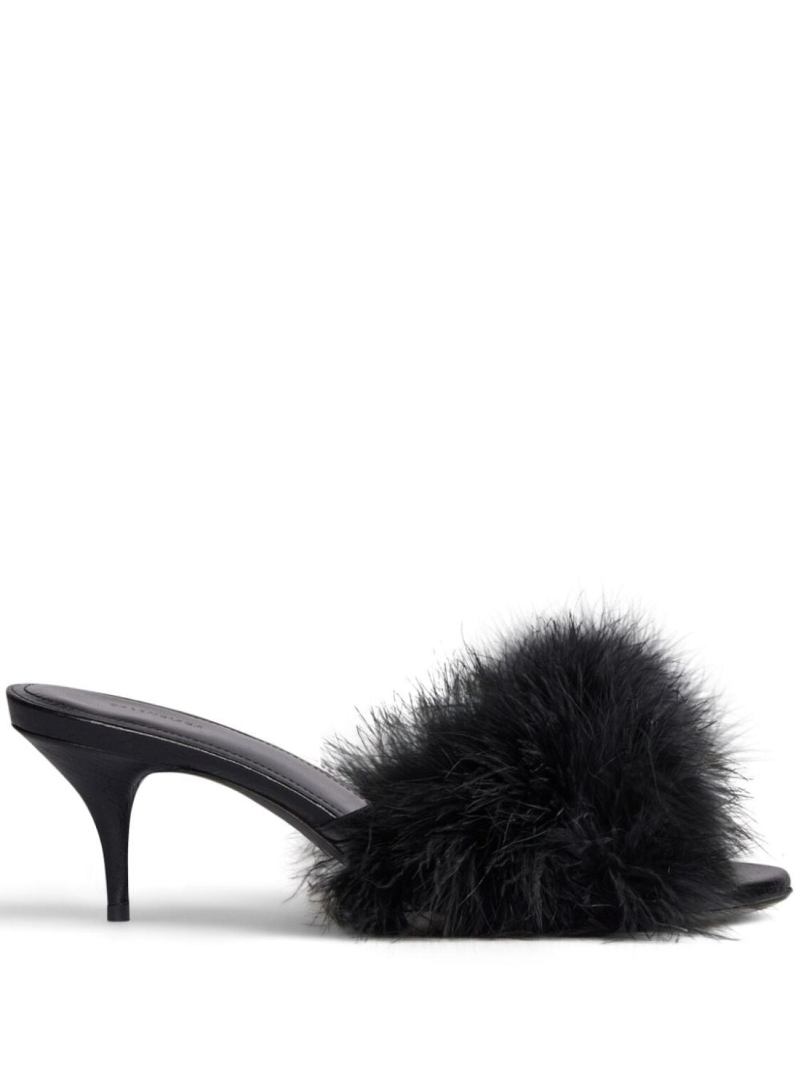 

Balenciaga мюли Boudoir 70 с перьями, черный