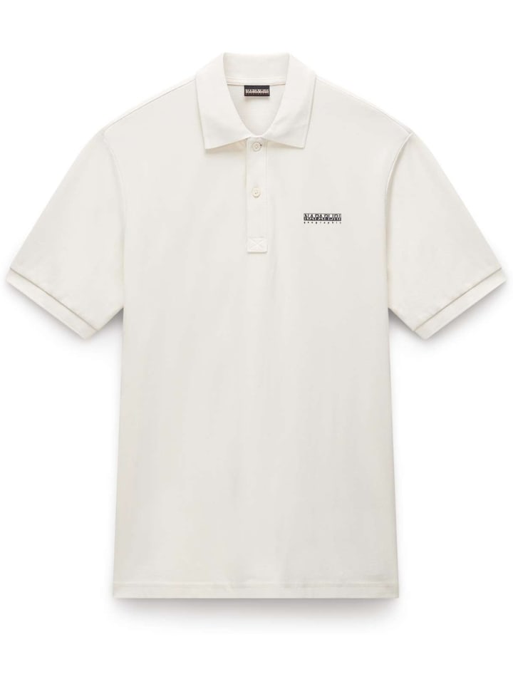 

Napapijri Поло "E-Small Box Ss" бежевого цвета, Бежевый, Napapijri Поло "E-Small Box Ss" бежевого цвета