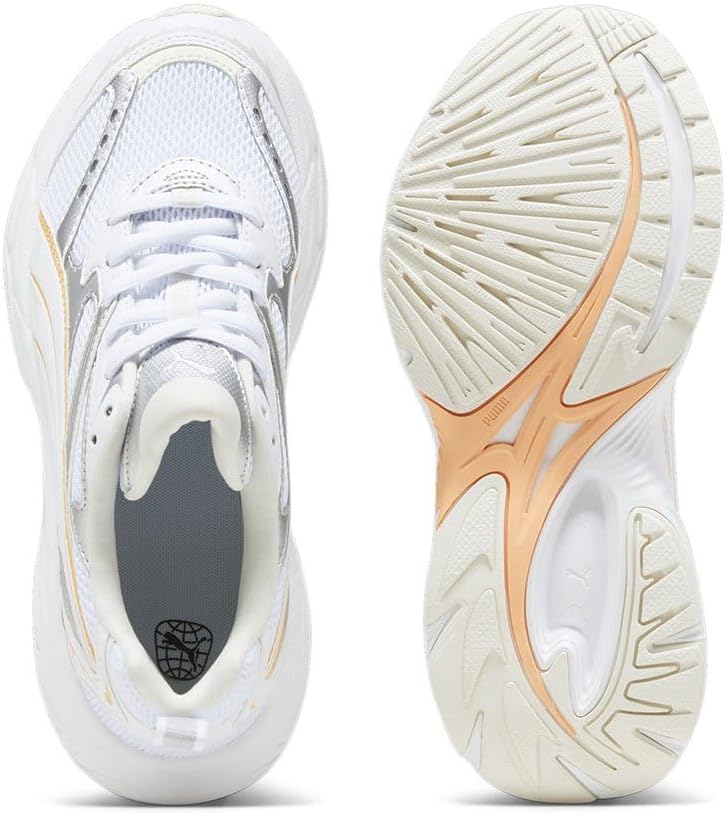 Мужские кроссовки для фитнеса и тренировок Puma, белый/оранжевый — фото 2