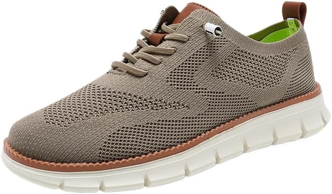 

Мужские повседневные лоферы SPKFHD большого размера - легкие и дышащие слипоны, хаки