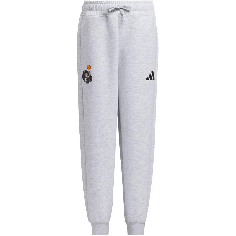 Спортивные трикотажные штаны для детей 3-7 лет серые Adidas, серый — фото 3