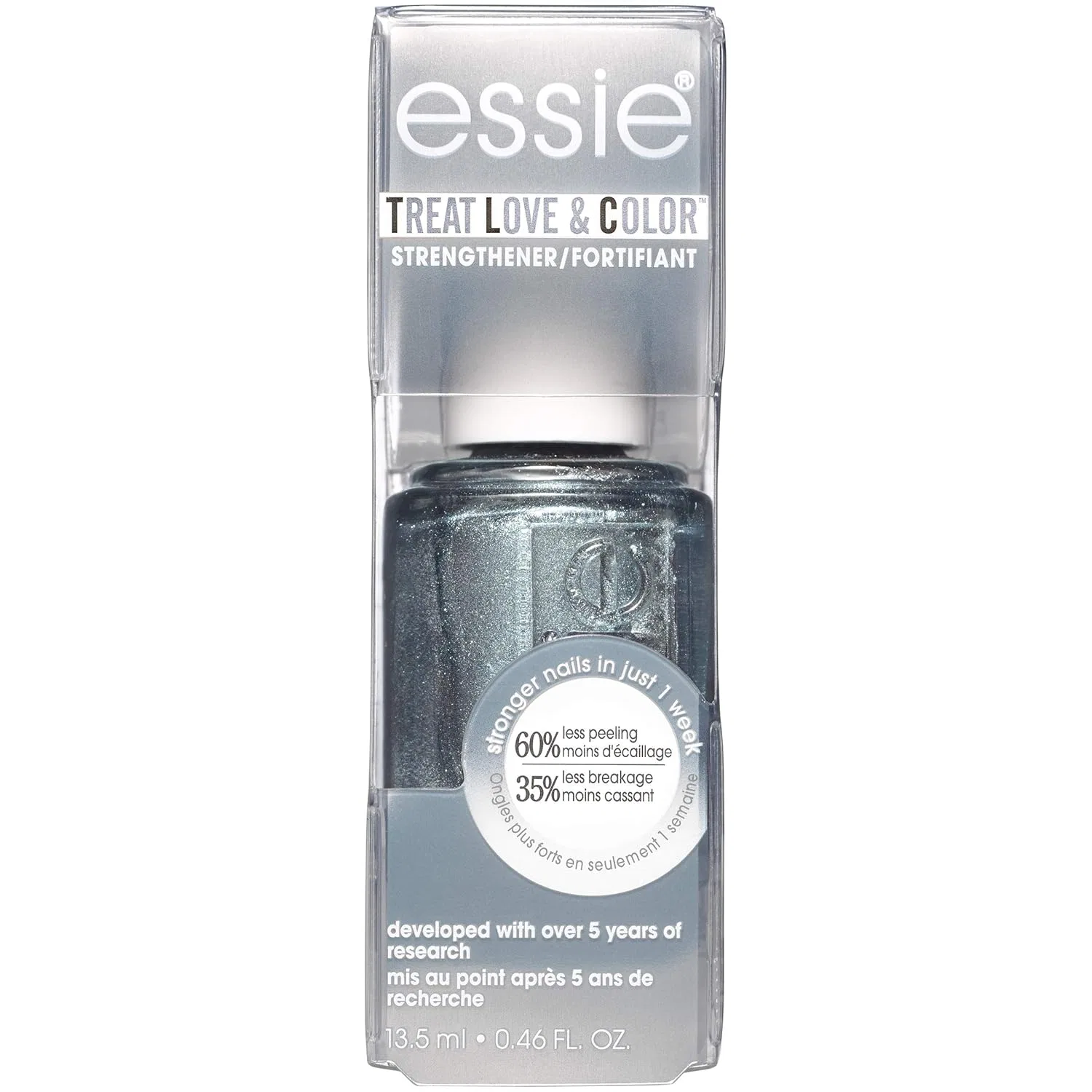 Лак-укрепитель для ногтей essie Metallics «Power Plunge» Essie