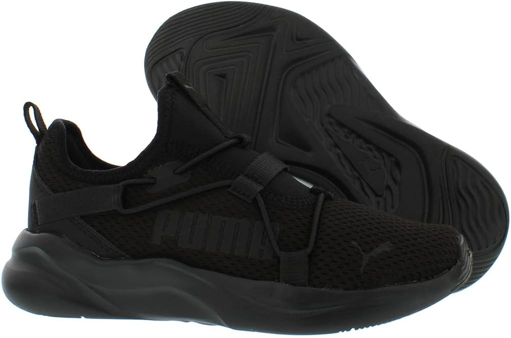 Детские кроссовки PUMA Rift без шнурков (унисекс/детские), черный — фото 2