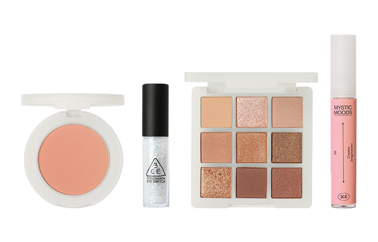Набор для макияжа Advanced Makeup Kit комплект из четырех предметов легко растушевывается естественный тон кожи 3CE — фото 3
