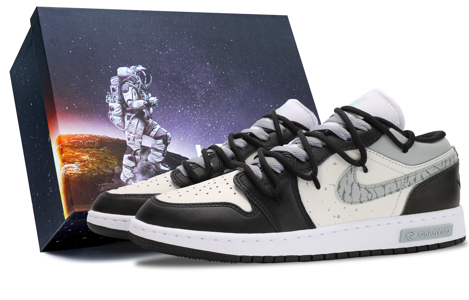 

Air 1 Low Top детские баскетбольные кроссовки для подростков Jordan, серый