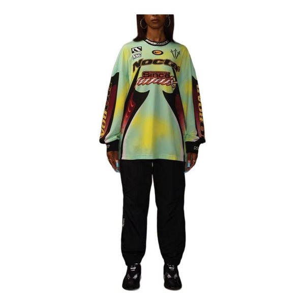 

Футболка x nocta drake l'art drx long sleeve t-shirt 'multicolor' Nike, зеленый