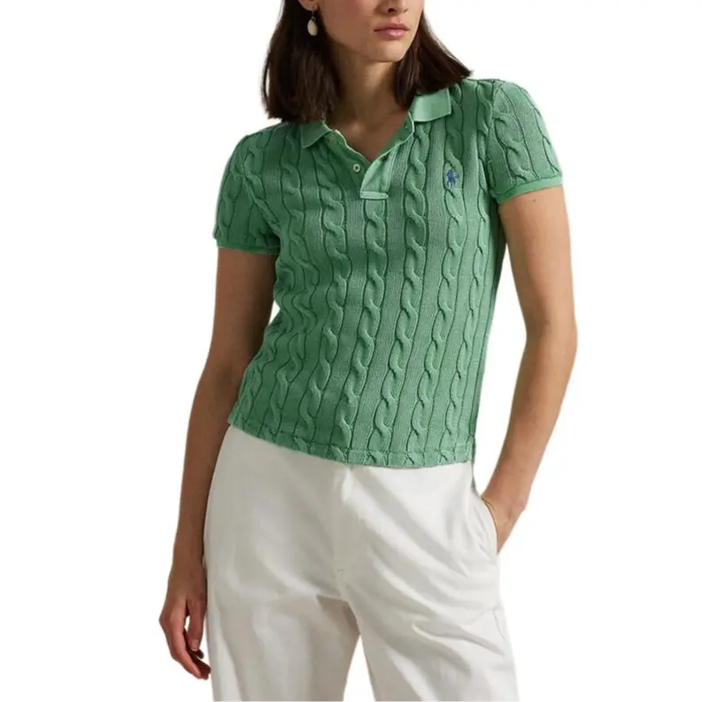 Футболка-поло с коротким рукавом pistachio Polo Ralph Lauren, зеленый — фото 3