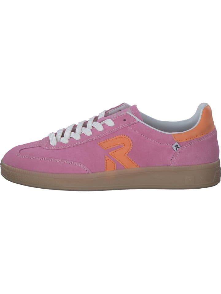 Элегантные туфли на шнуровке rieker, цвет pink/carrot — фото 2