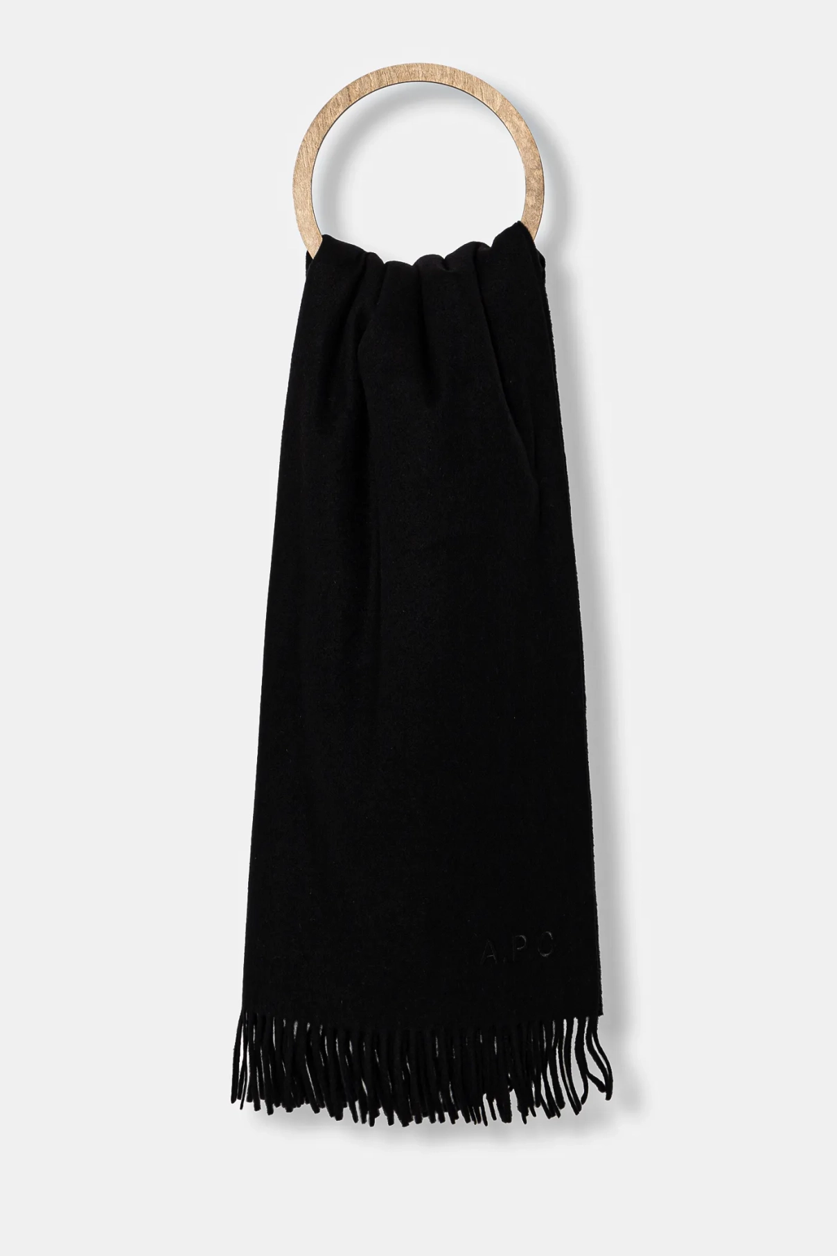 

Шерстяной шарф Echarpe Alix A.P.C., черный