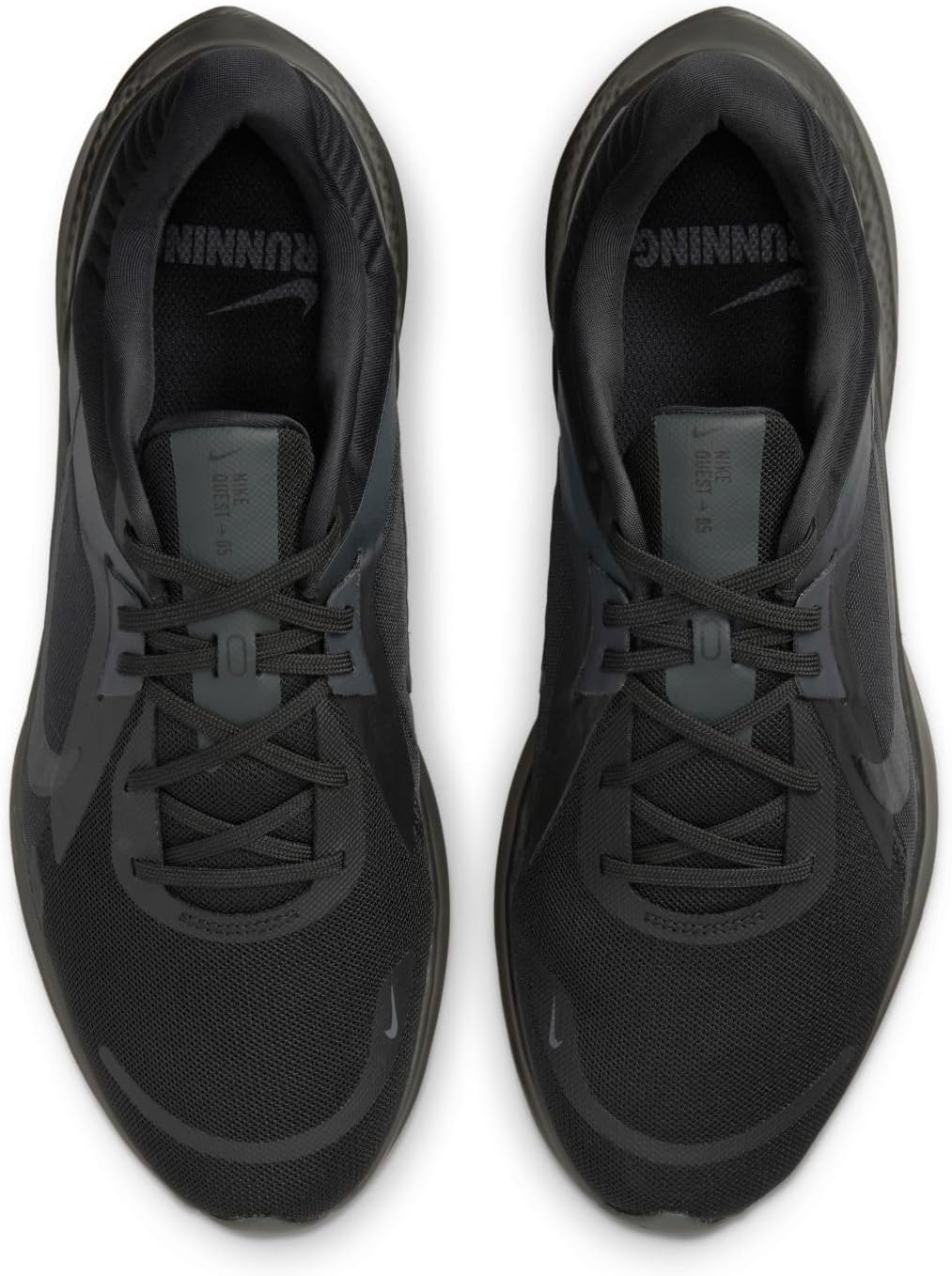 Мужские тренировочные кроссовки Nike Quest 5, черный/серый — фото 3