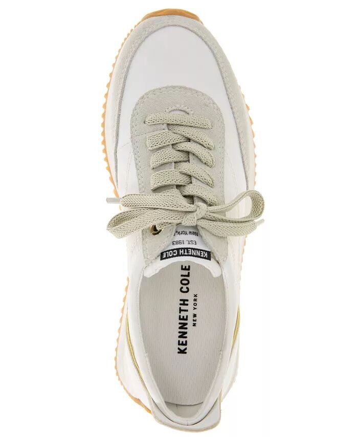 Женские нейлоновые кроссовки Jamie на шнуровке Kenneth Cole New York, белый — фото 4