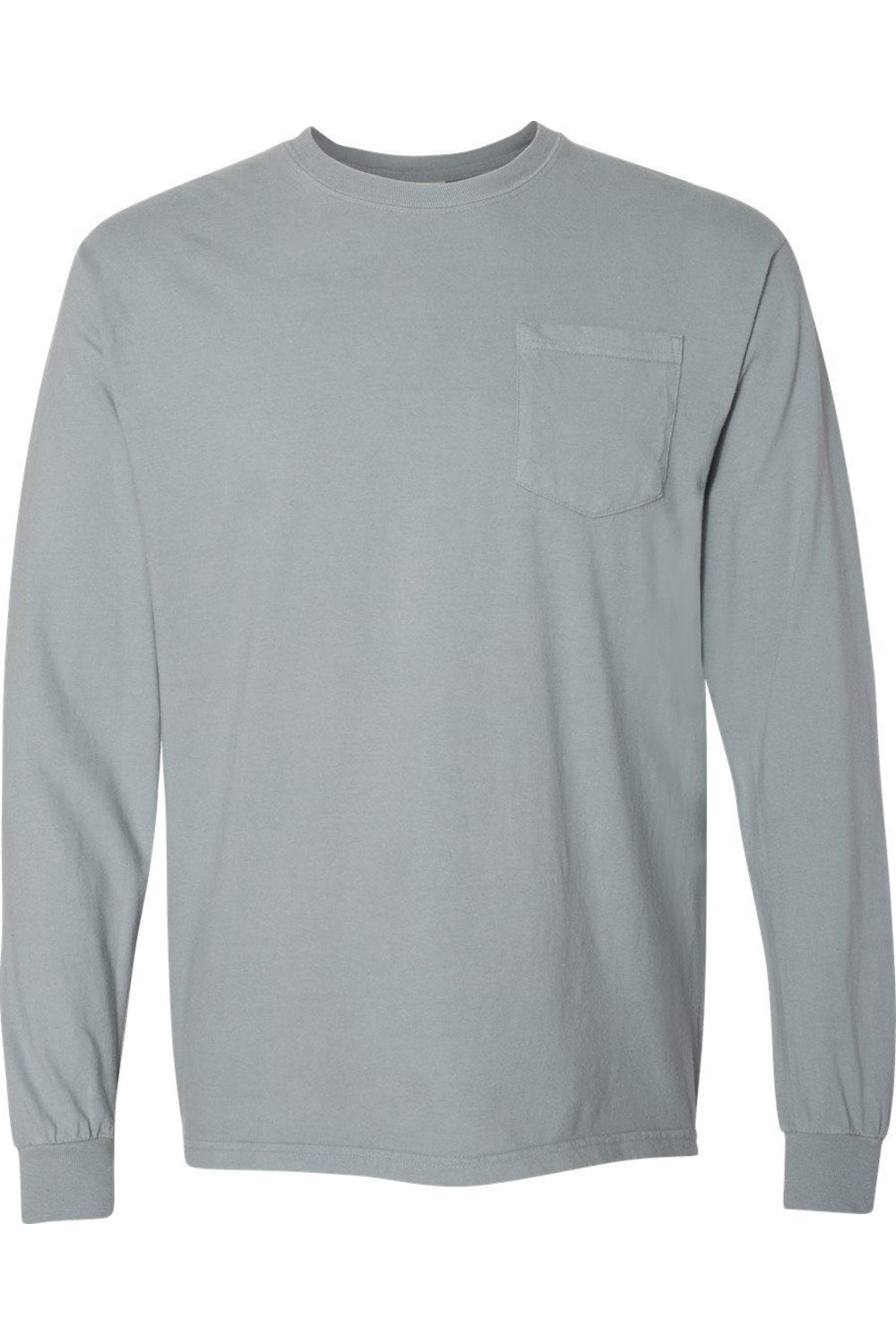 

Футболка Comfort Colors Garment-Dyed из плотной ткани с длинным рукавом и карманом, цвет granite