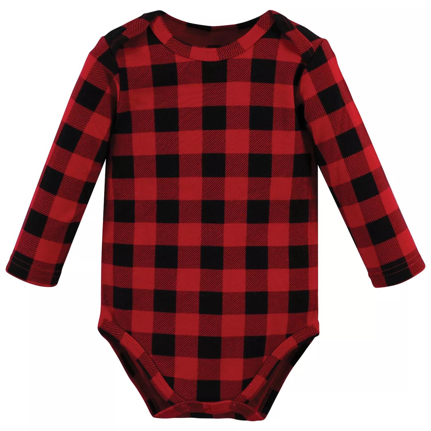 Хлопковые боди с длинными рукавами унисекс Hudson Baby для малышей, комплект из 3 штук «Рождественская елка» Hudson Baby — фото 3
