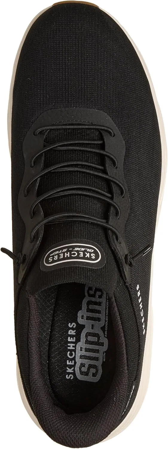 Мужские кроссовки Skechers UNO Glide-Step Air Gliders, Black Knitted — фото 3