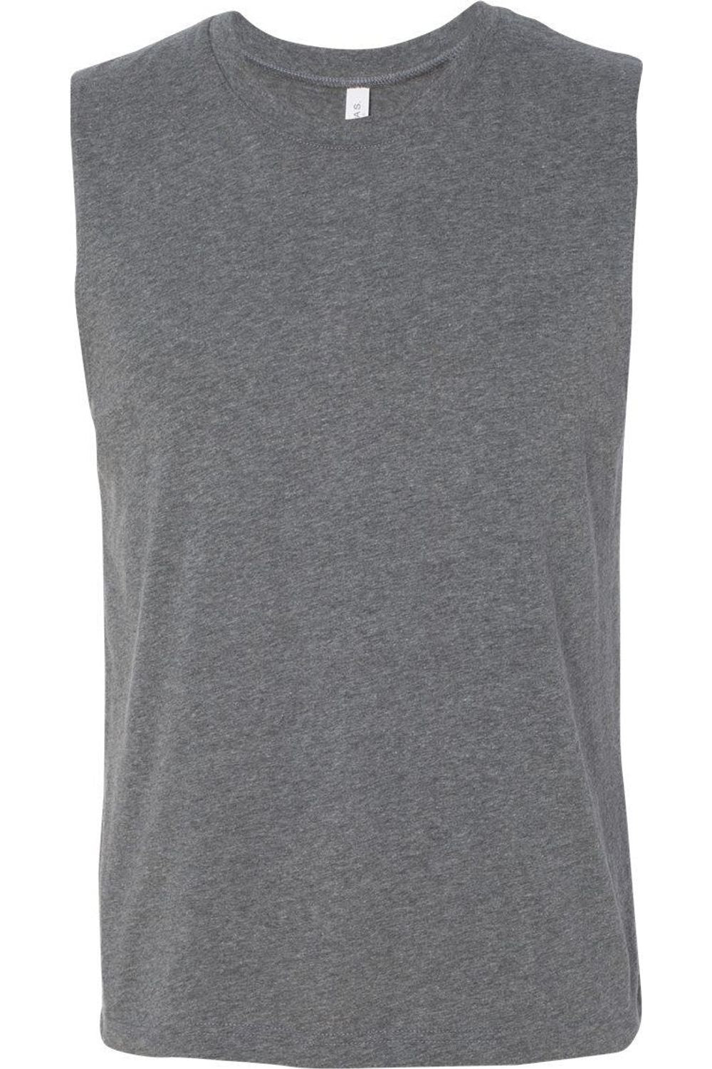 

Майка-бомбочка BELLA + CANVAS Jersey, цвет deep heather