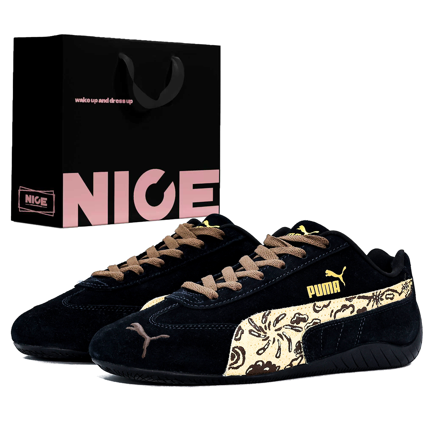 

Puma Низкие повседневные кроссовки Speedcat, унисекс, золотисто-коричневый