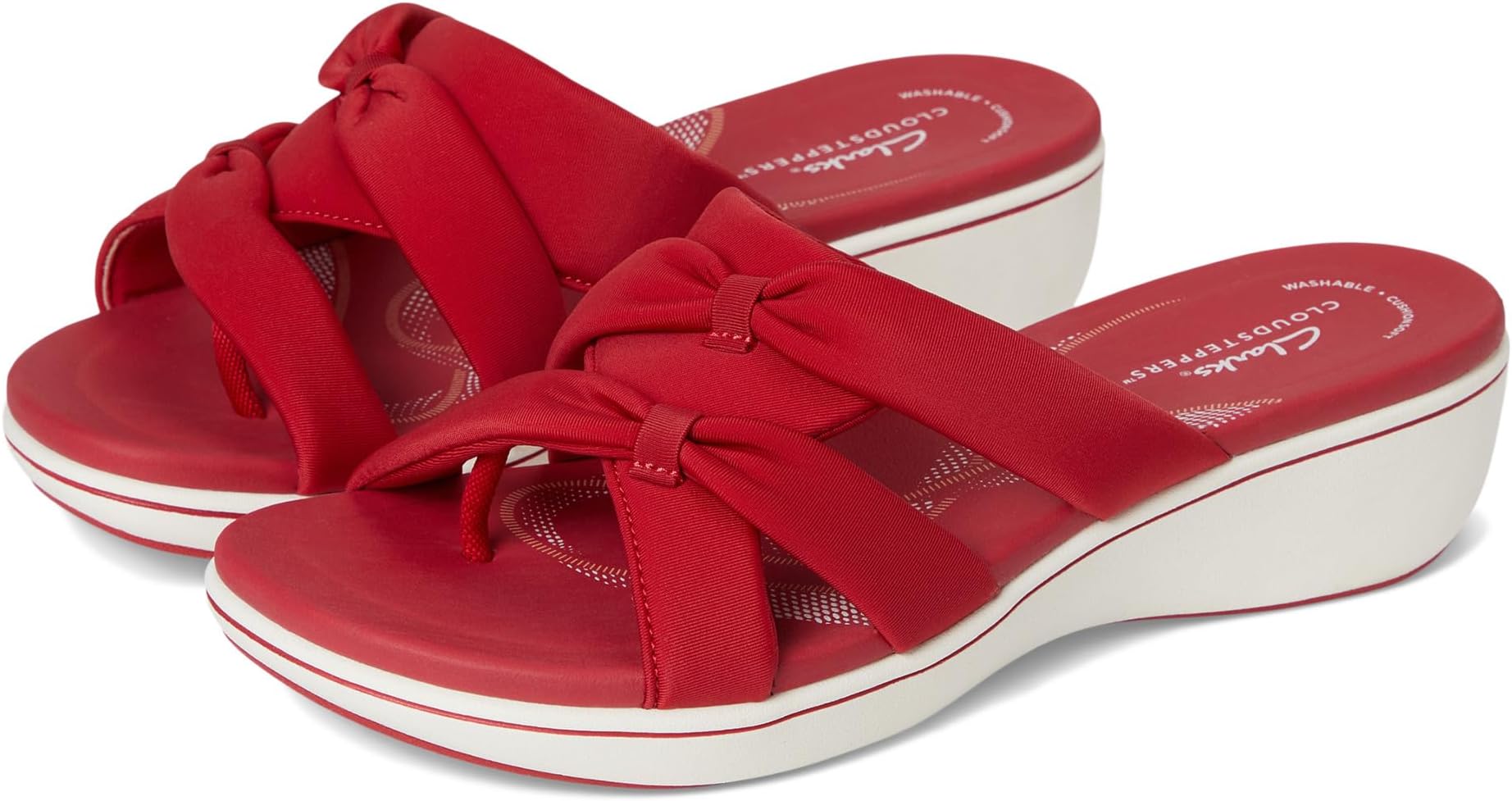 Туфли Clarks Women's Breeze Rae Cam, Cherry Textile