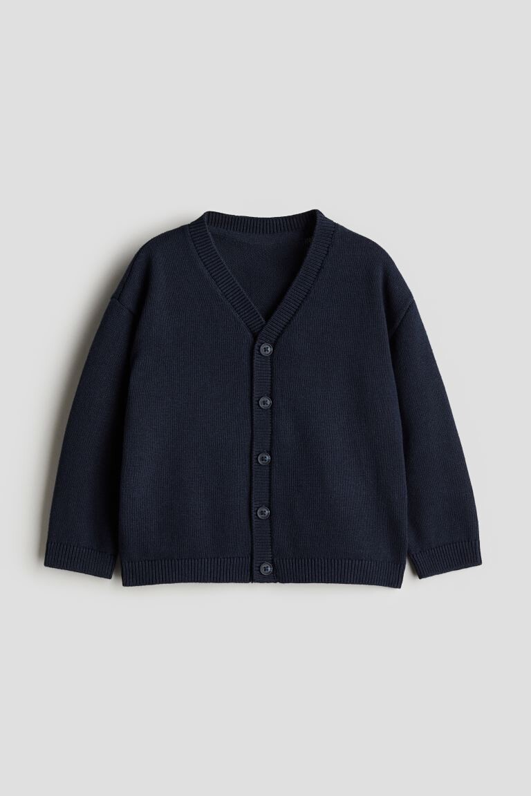 

Кардиган с вафельной структурой H&M, синий