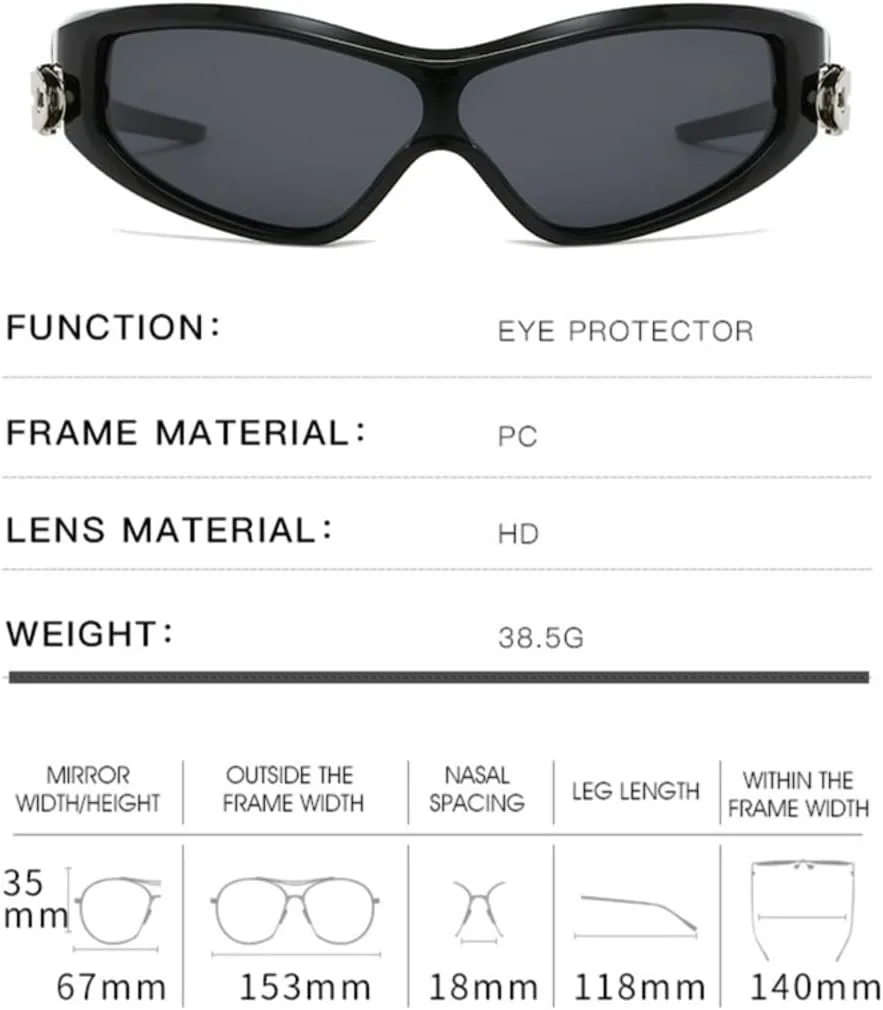 

Женские прямоугольные солнцезащитные очки в стиле панк, роскошные, в стиле стимпанк, мужские ретро, ​​премиум-класса, защита от УФ-излучения UV400 UATXTAU, Grey