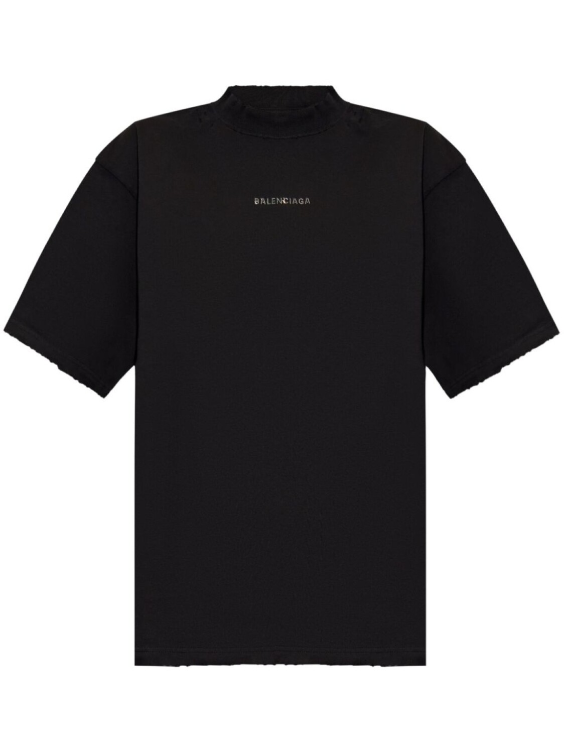 

Balenciaga футболка с логотипом из стразов, черный