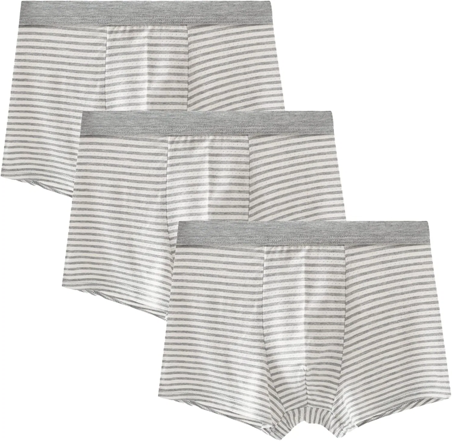Трусы брифы хлопковые, Grey-3pc