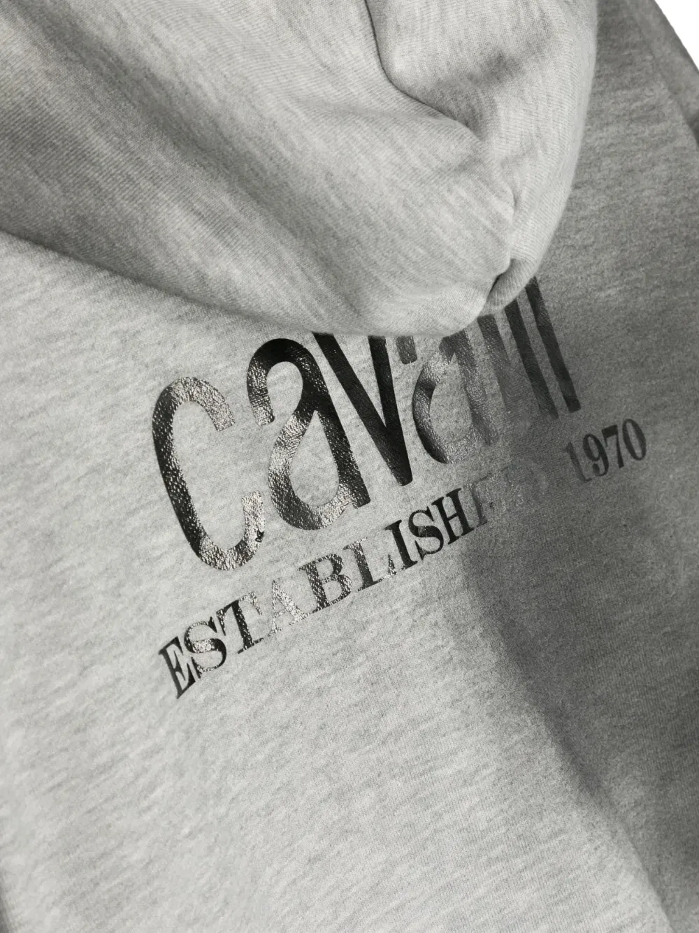 Худи на молнии Roberto Cavalli Junior, серый — фото 3
