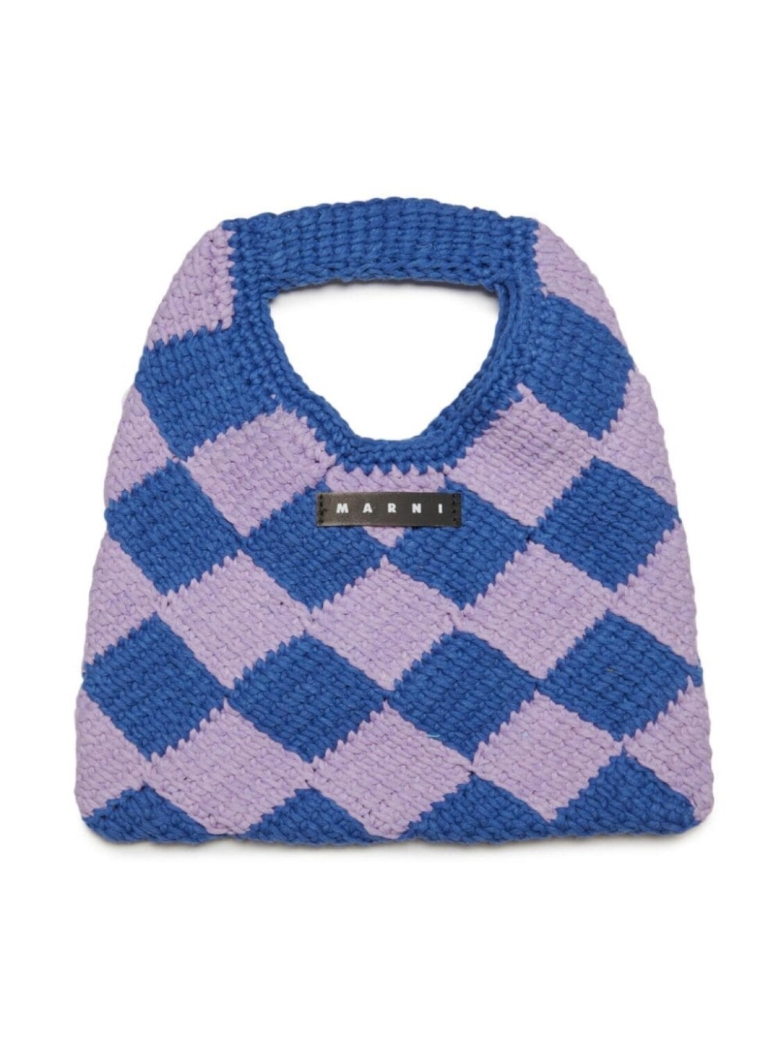 

Marni сумка Diamond с нашивкой-логотипом, фиолетовый