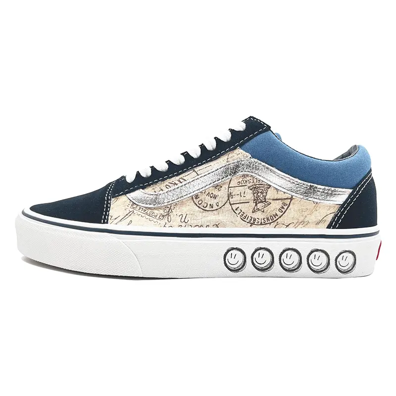 

Кроссовки Vans Old Skool Skateboarding Shoes Unisex Low-top Blue, синий