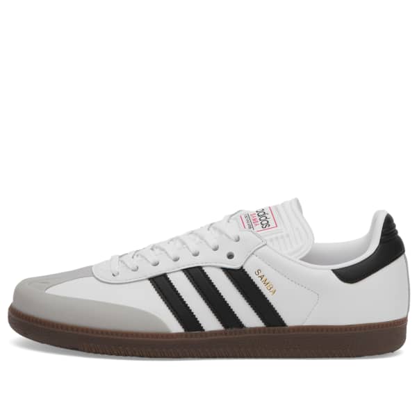 

Кроссовки X bape samba Adidas, White, Core Black & Gum