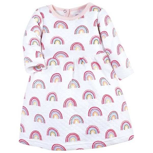 Платье для девочки Infant and toddler, хлопок, modern rainbow Hudson Baby — фото 3