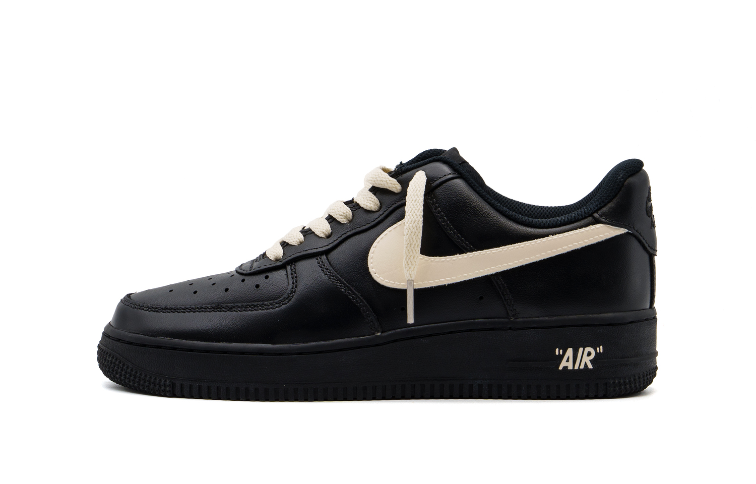 

Nike Кроссовки Air Force 1 с амортизацией, устойчивые к истиранию и скольжению, низкие, унисекс, черные, цвет Black