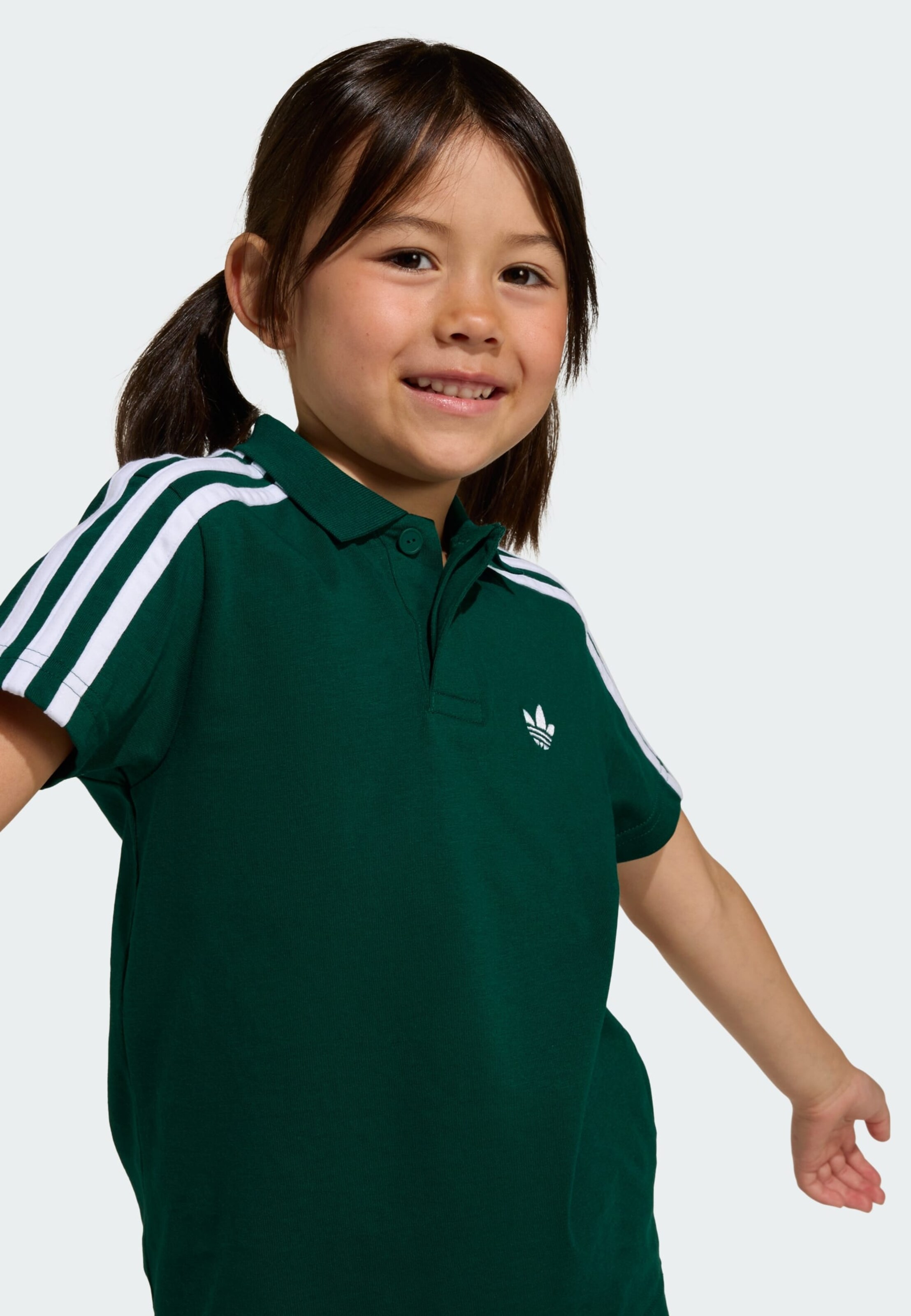 Adidas Originals Набор 'POLO SHORT TEE' в цвете Dark Green — фото 4