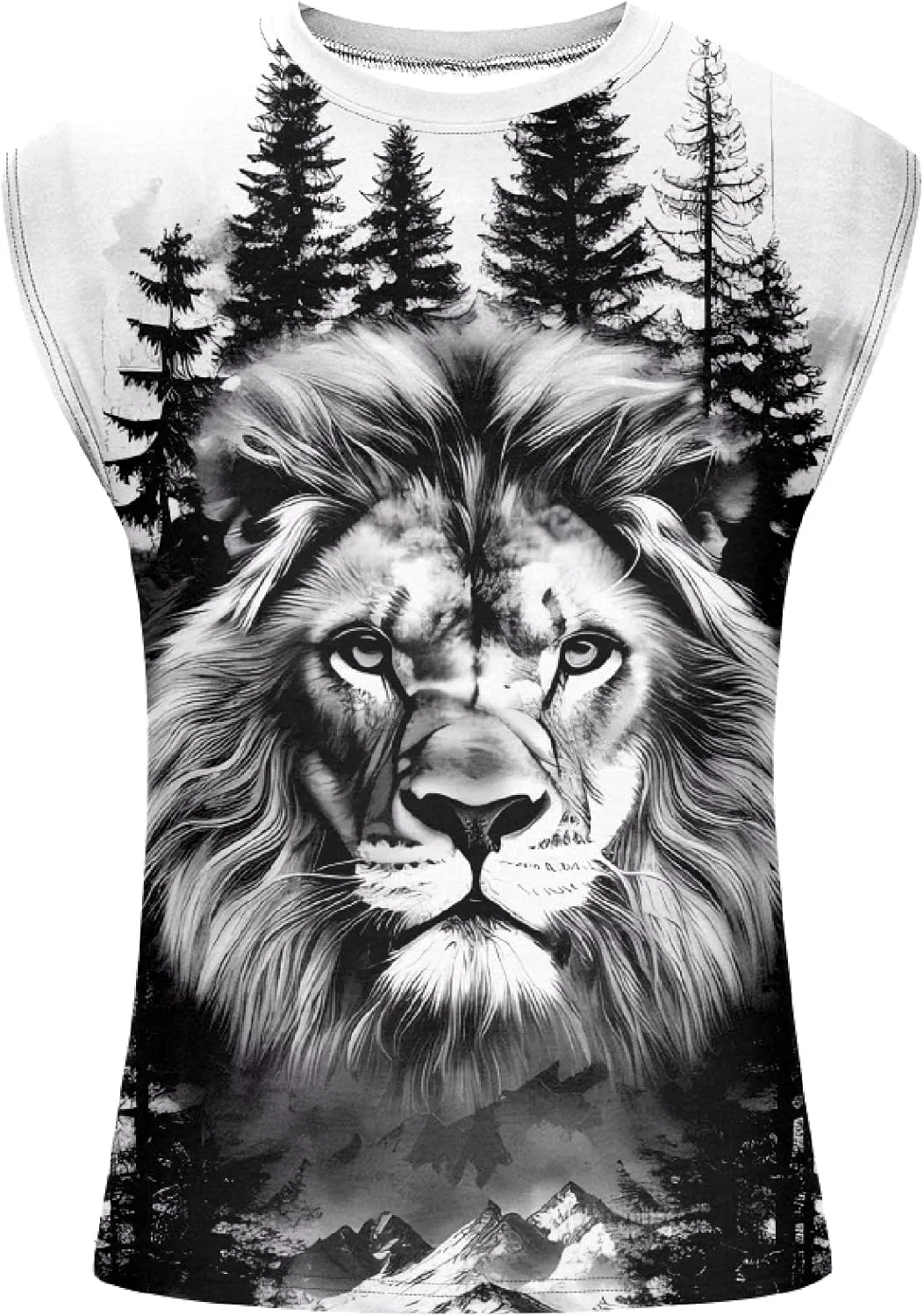 Майка с принтом Lionface — фото 3