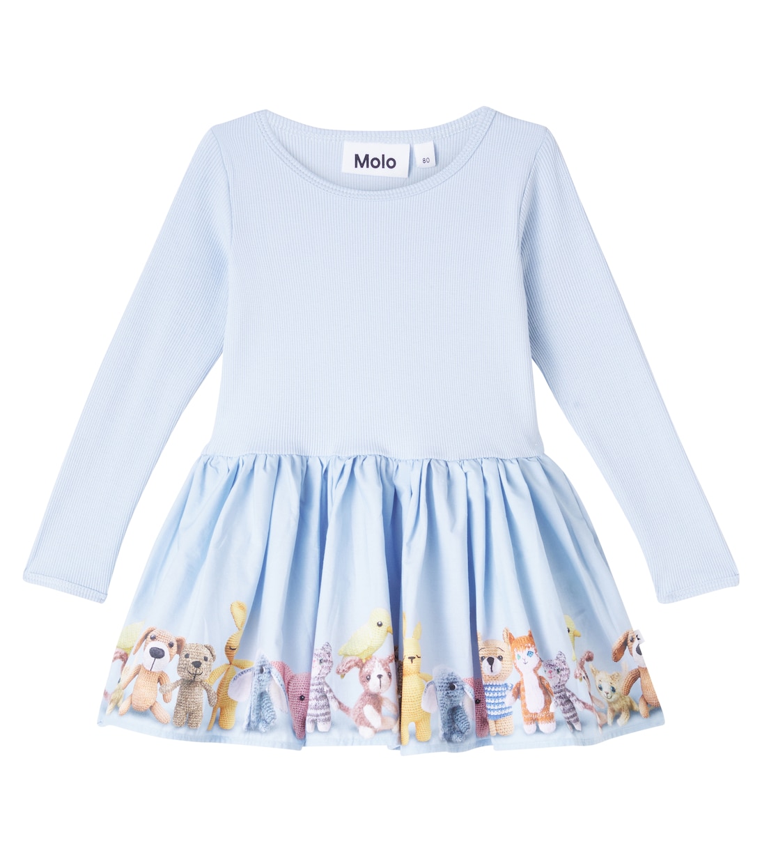 

Платье Baby Candi из смесового хлопка с принтом Molo, Teddy Collection