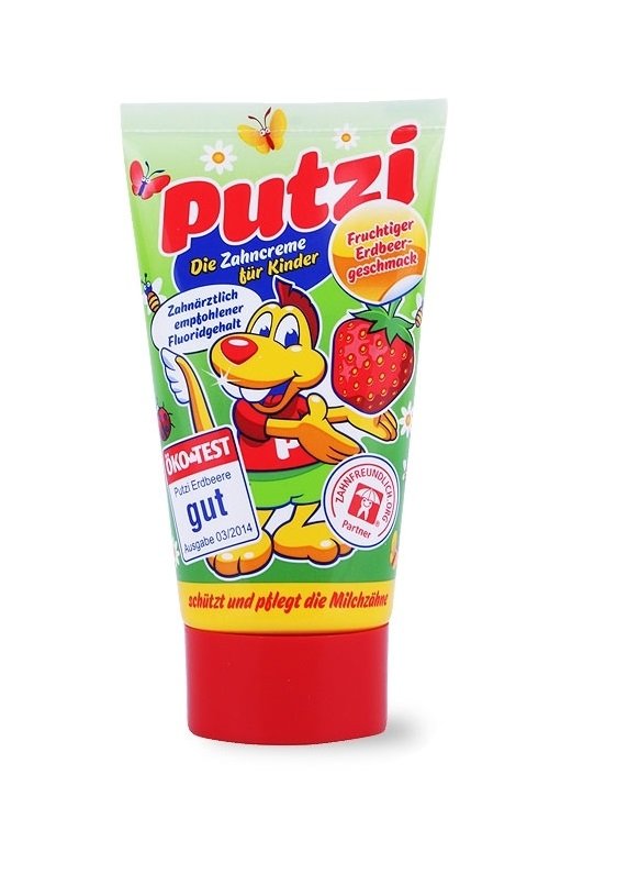 

Putzi, Детская зубная паста, клубника, 50 мл