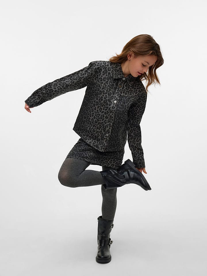 

Vero Moda Girl Футболка "Ленора" серого цвета